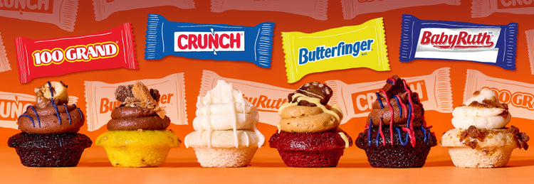 FERRERO CANDY BAR CUPCAKES