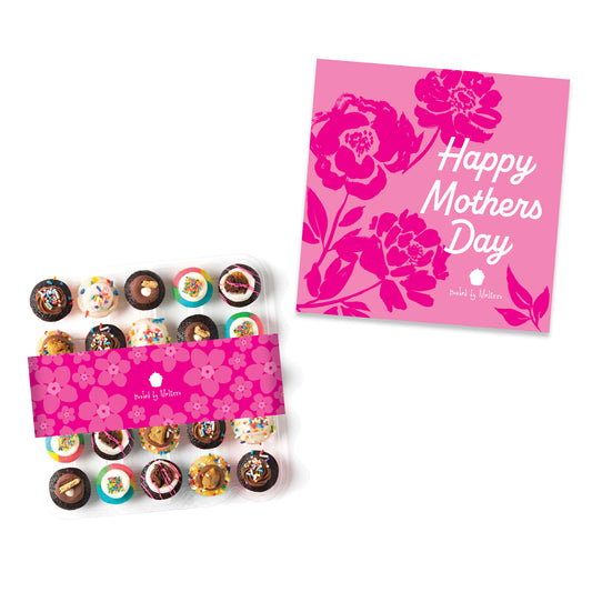 Mother's Day Gift Box 25-Pack w/ Best Mom Ever Cupcakes