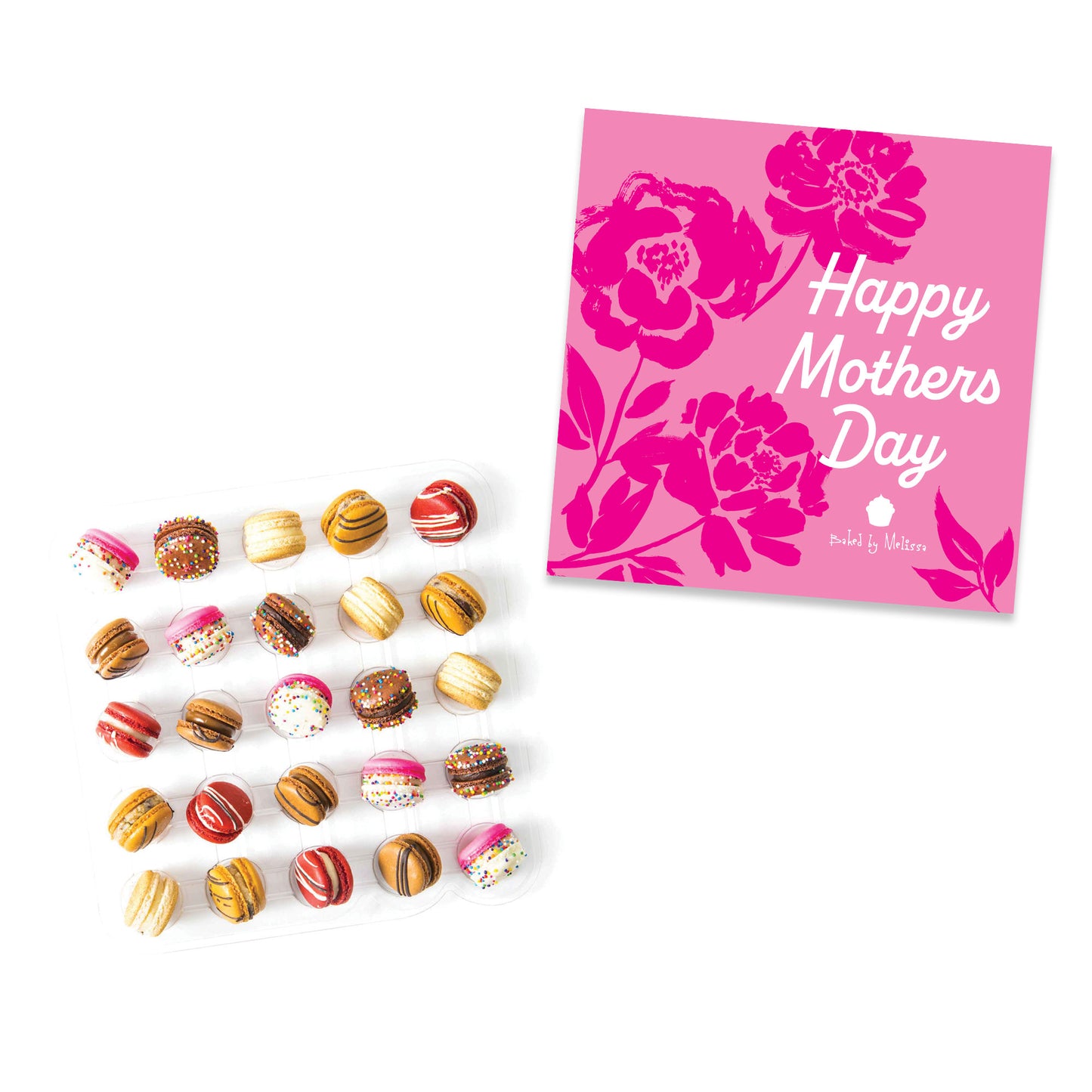 Macaron Mother's Day Gift Box 25-Pack