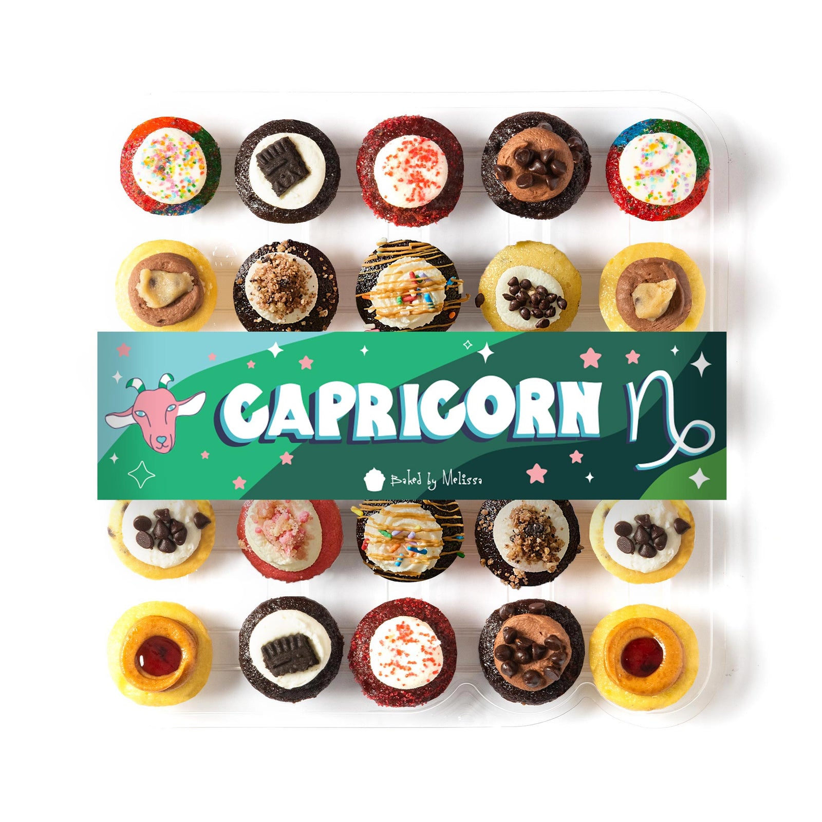 Capricorn Cupcakes 25-Pack