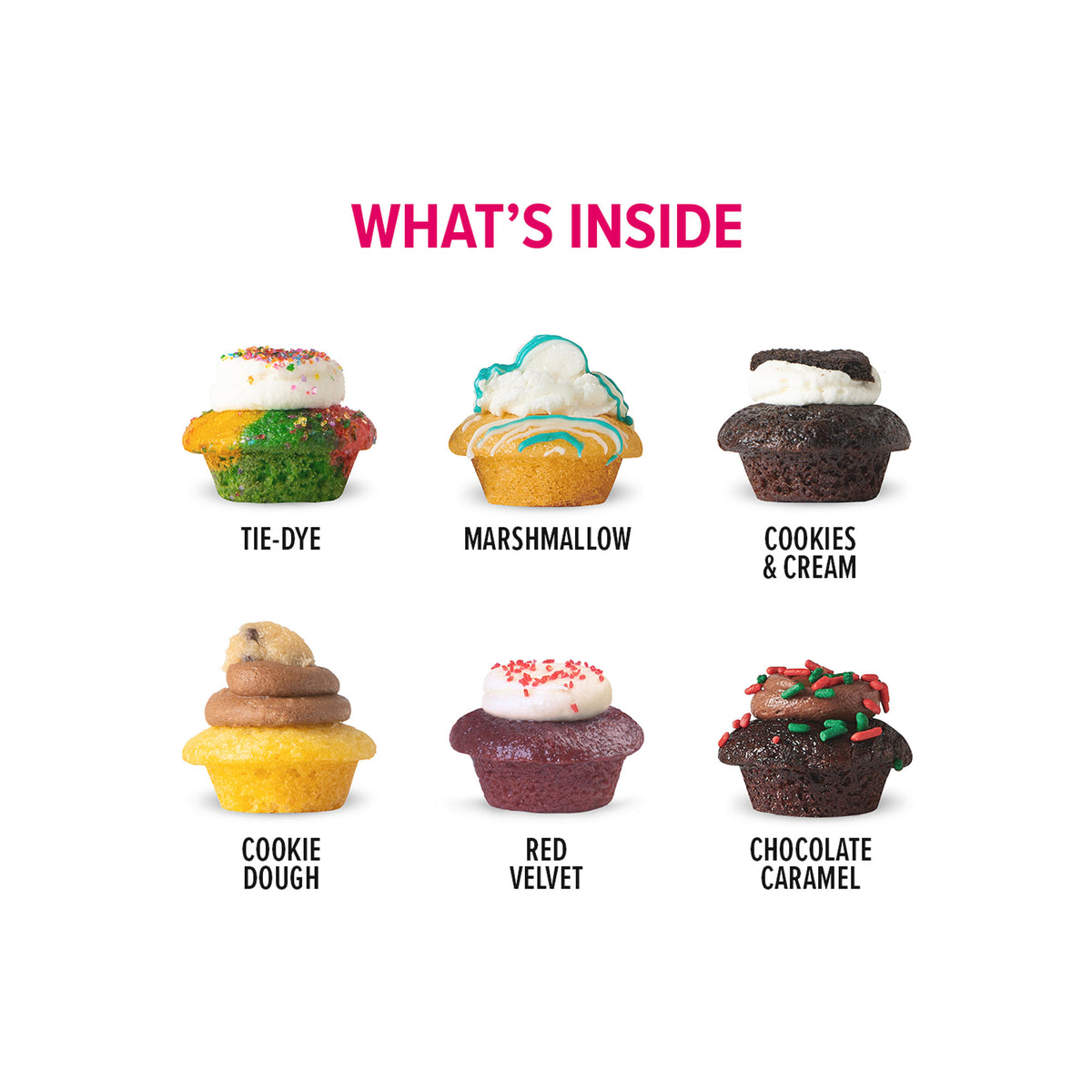 Christmas Gift Box 25-Pack w/ Gluten-Free Cupcakes (Bundle of 2)
