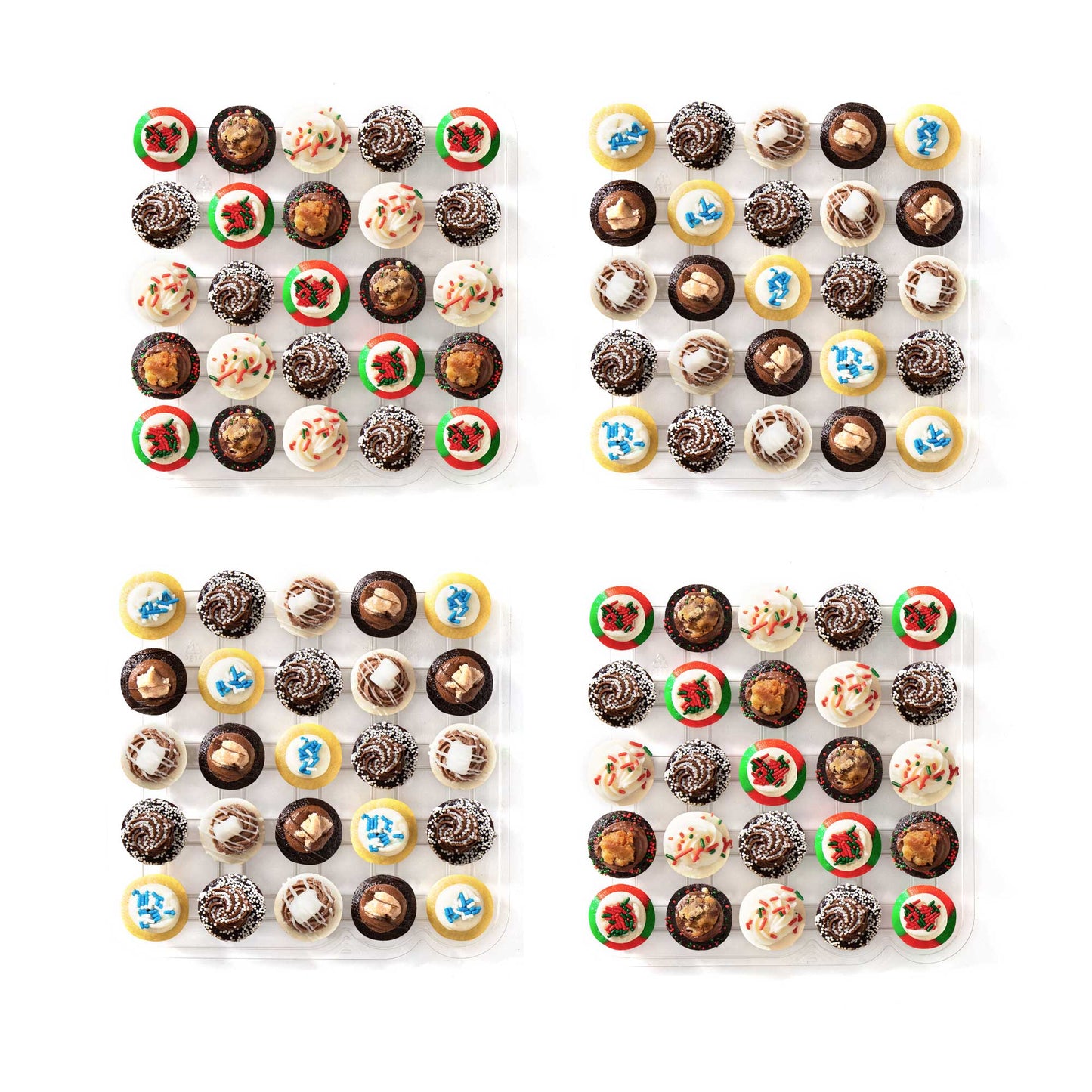 Chrismukkah Cupcakes 100-Pack