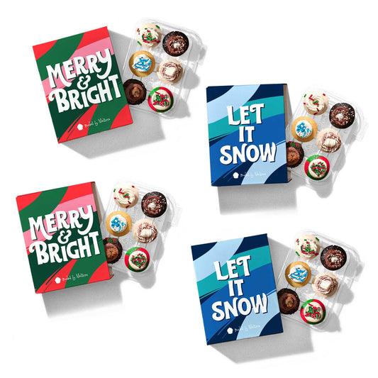 Stocking Stuffers Cupcakes 6-Pack (Bundle of 4)