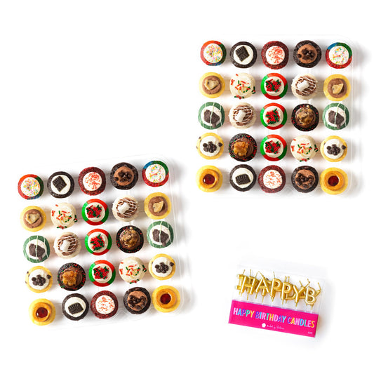 Happy Birthday Cupcakes & Candles 50-Pack