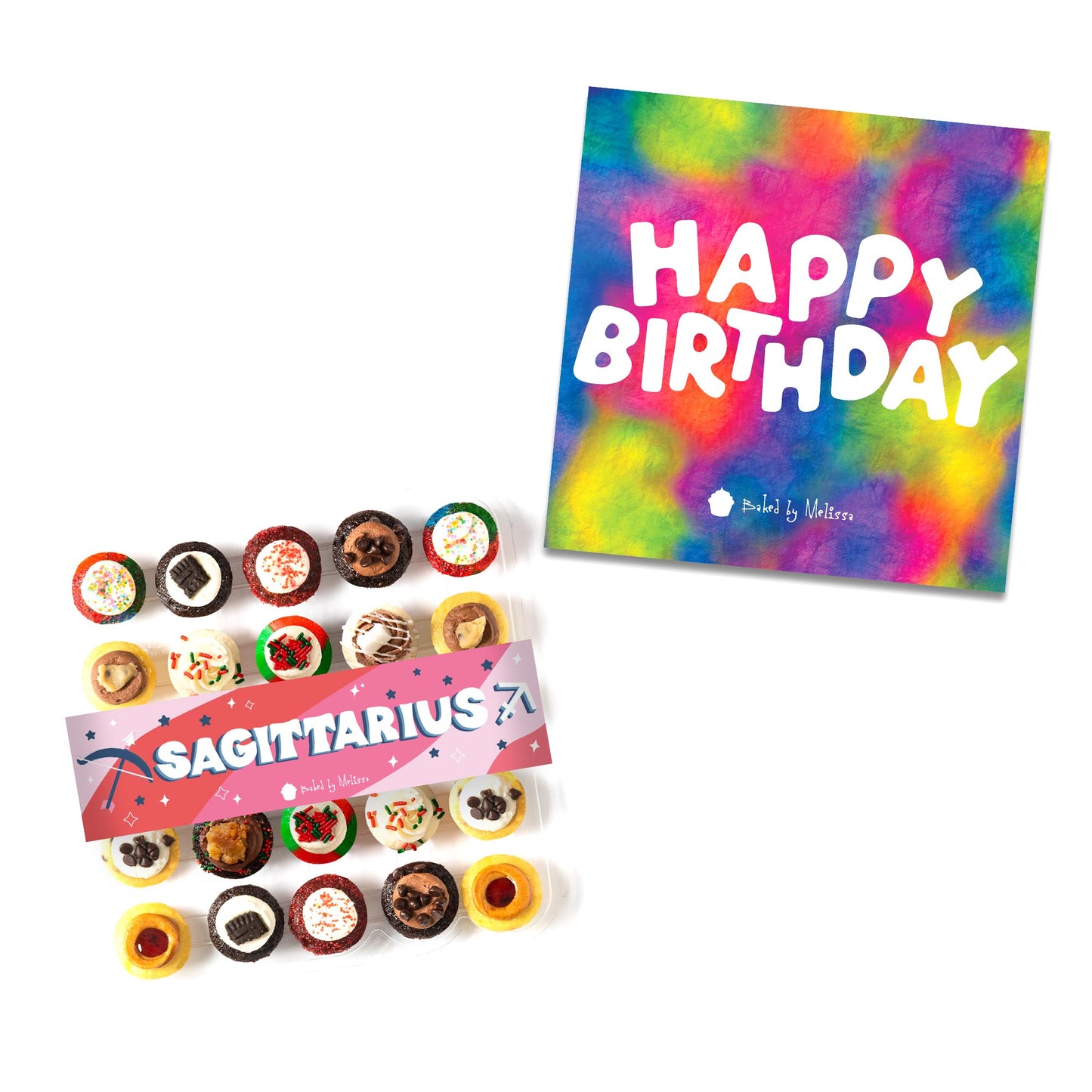 Birthday Gift Box 25-Pack w/ Zodiac Cupcakes