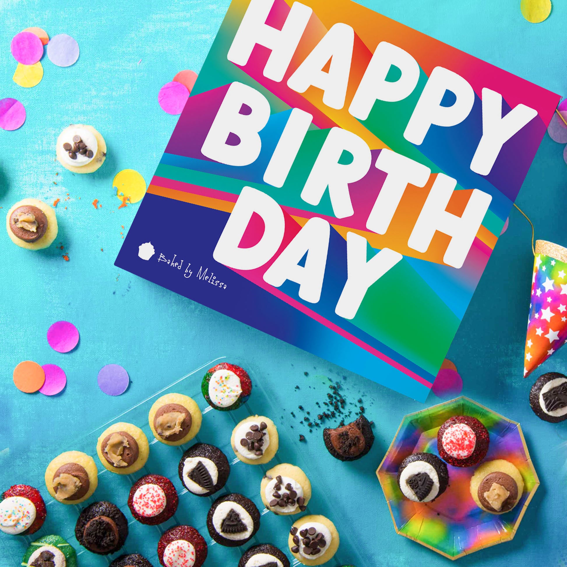 Gluten Free Groovy Birthday Gift Box 50-Pack