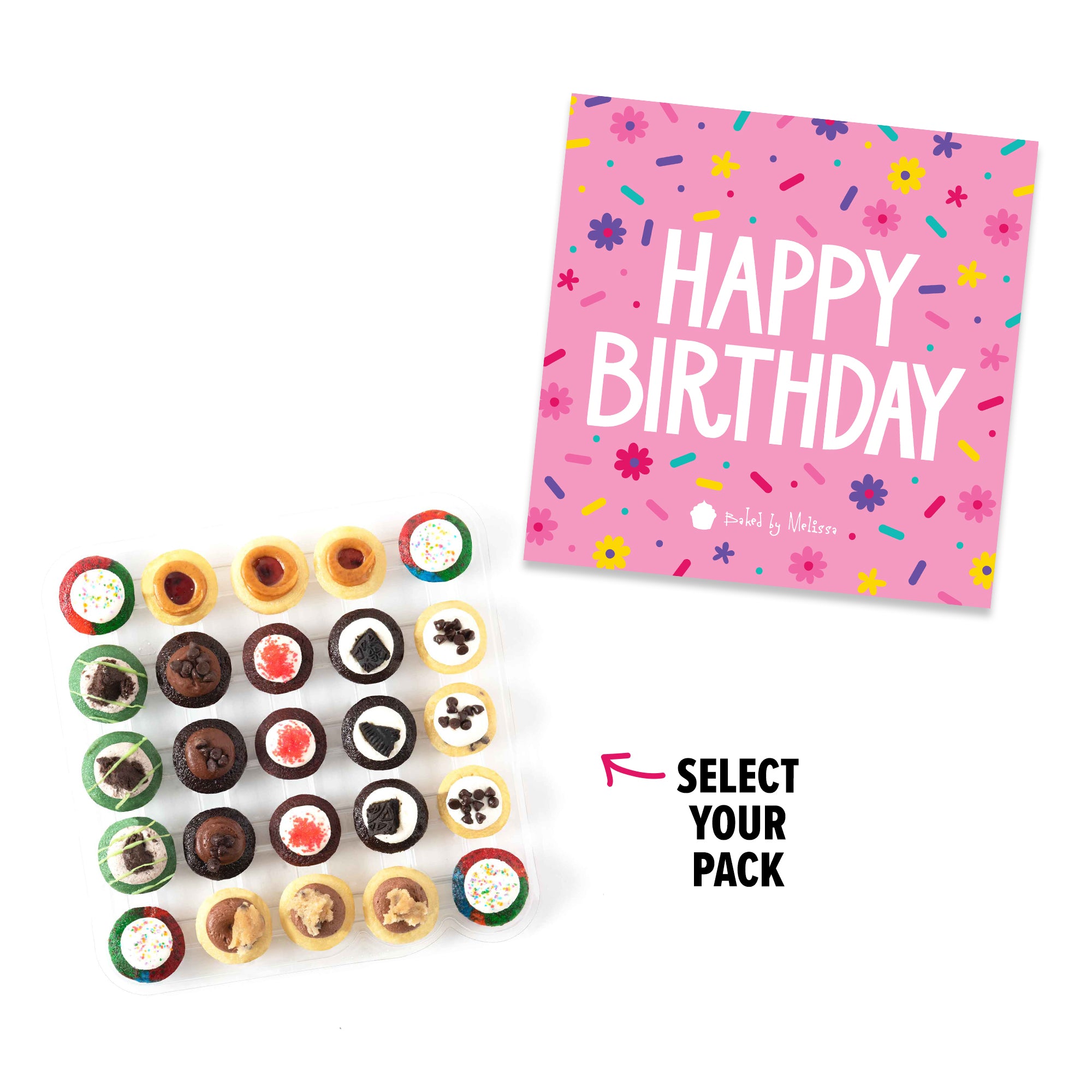 Pink Birthday Gift Box 25-Pack – Baked by Melissa
