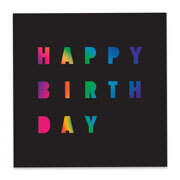 Black Birthday Gift Box 25-Pack