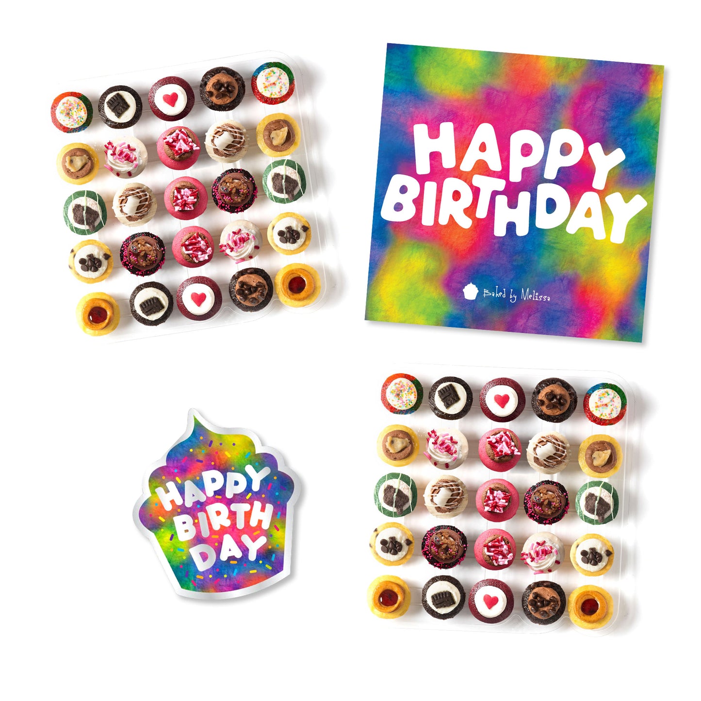 Groovy Birthday Essentials Gift Box 50-Pack & Birthday Card