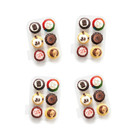 Party Safe No Nut Cupcakes 6-Pack (Bundle of 4)