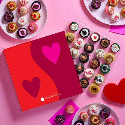 Valentine's Day Gift Box w/ Latest & Greatest Cupcakes 25-Pack