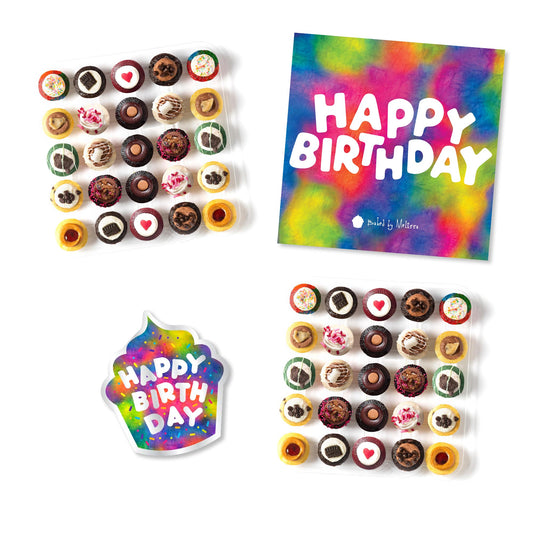 Groovy Birthday Essentials Gift Box 50-Pack & Birthday Card