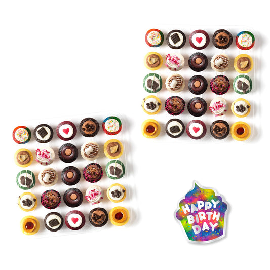 Happy Birthday Cupcakes & Card 50-Pack