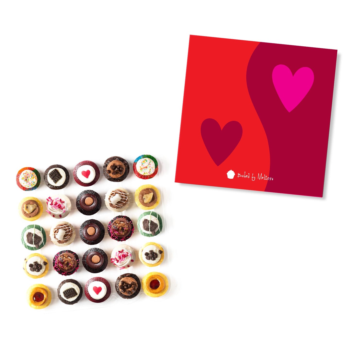 Valentine's Day Gift Box w/ Latest & Greatest Cupcakes 25-Pack
