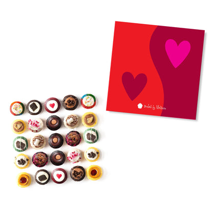 Valentine's Day Gift Box w/ Latest & Greatest Cupcakes 25-Pack