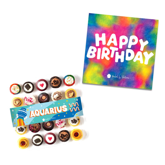 Birthday Gift Box 25-Pack w/ Zodiac Cupcakes