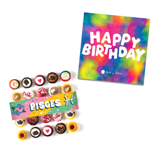 Birthday Gift Box 25-Pack w/ Zodiac Cupcakes