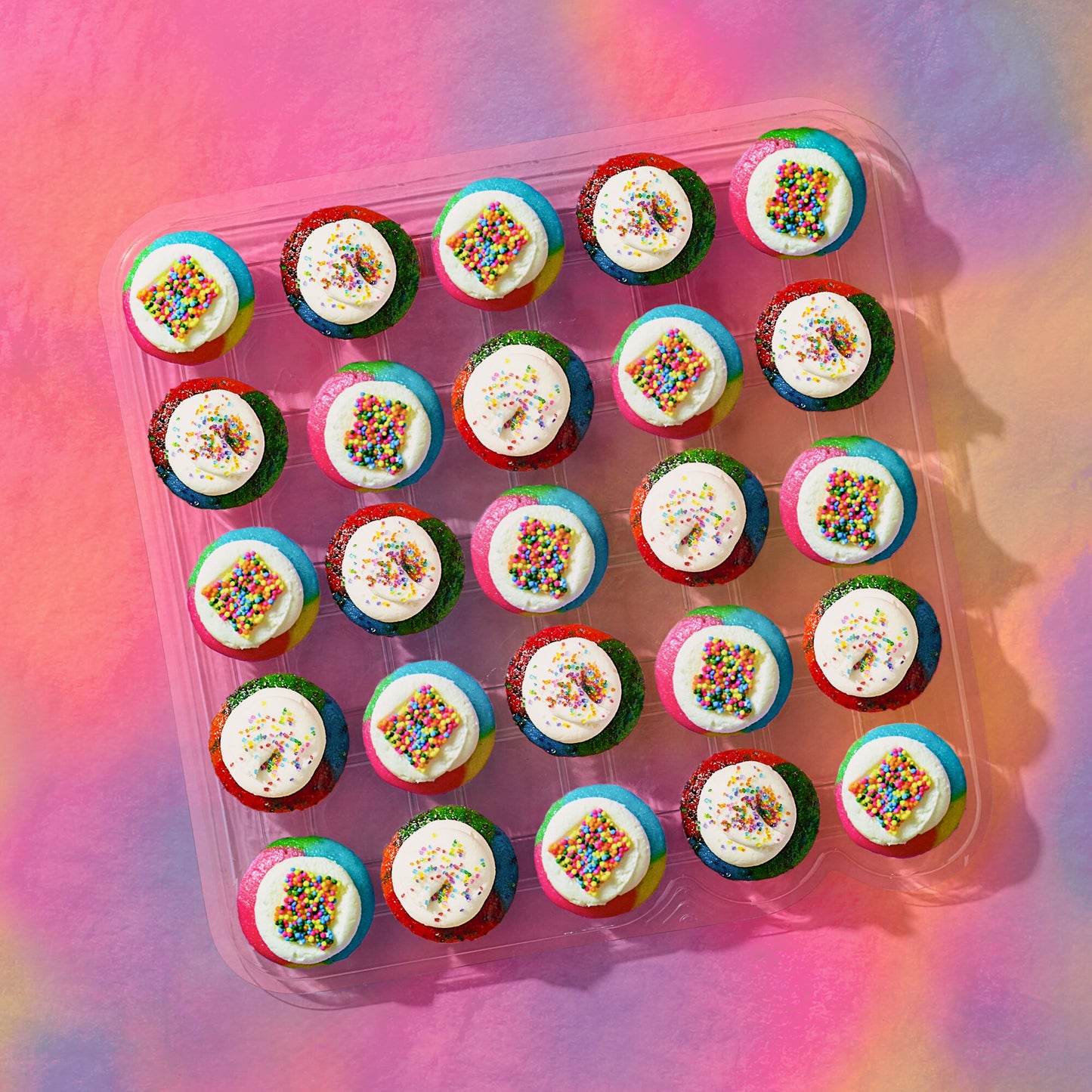 Tie Dye Lovers Cupcakes