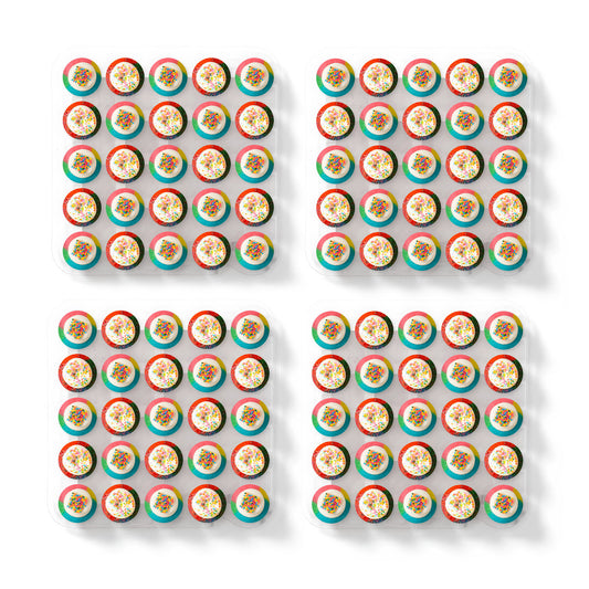Tie Dye Lovers Cupcakes 100-Pack