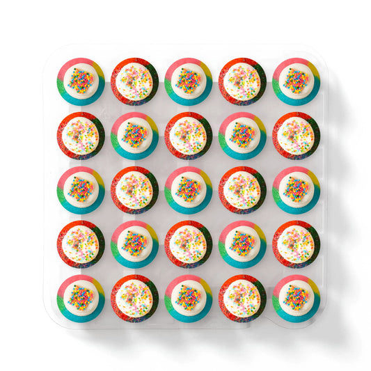 Tie Dye Lovers Cupcakes 25-Pack