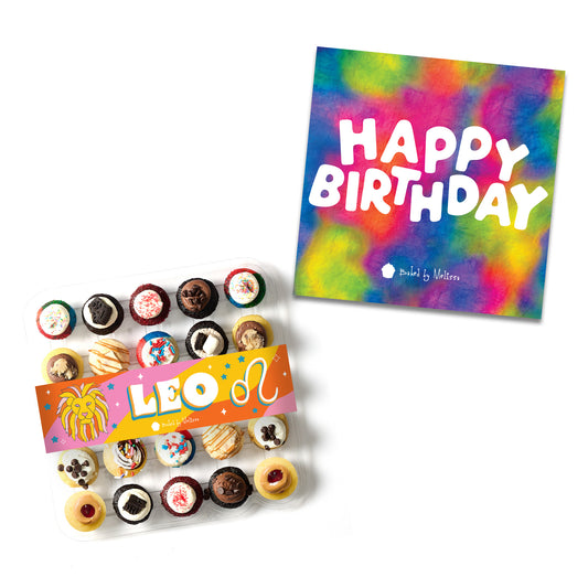 Birthday Gift Box 25-Pack w/ Zodiac Cupcakes