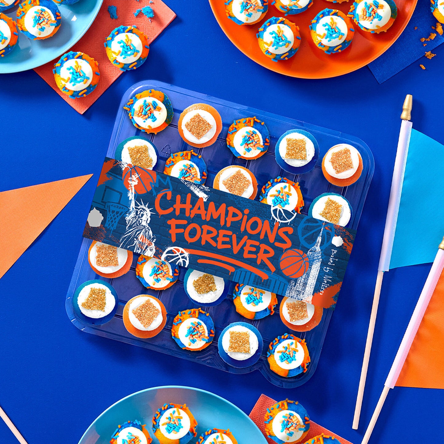 New York Champions Cupcakes