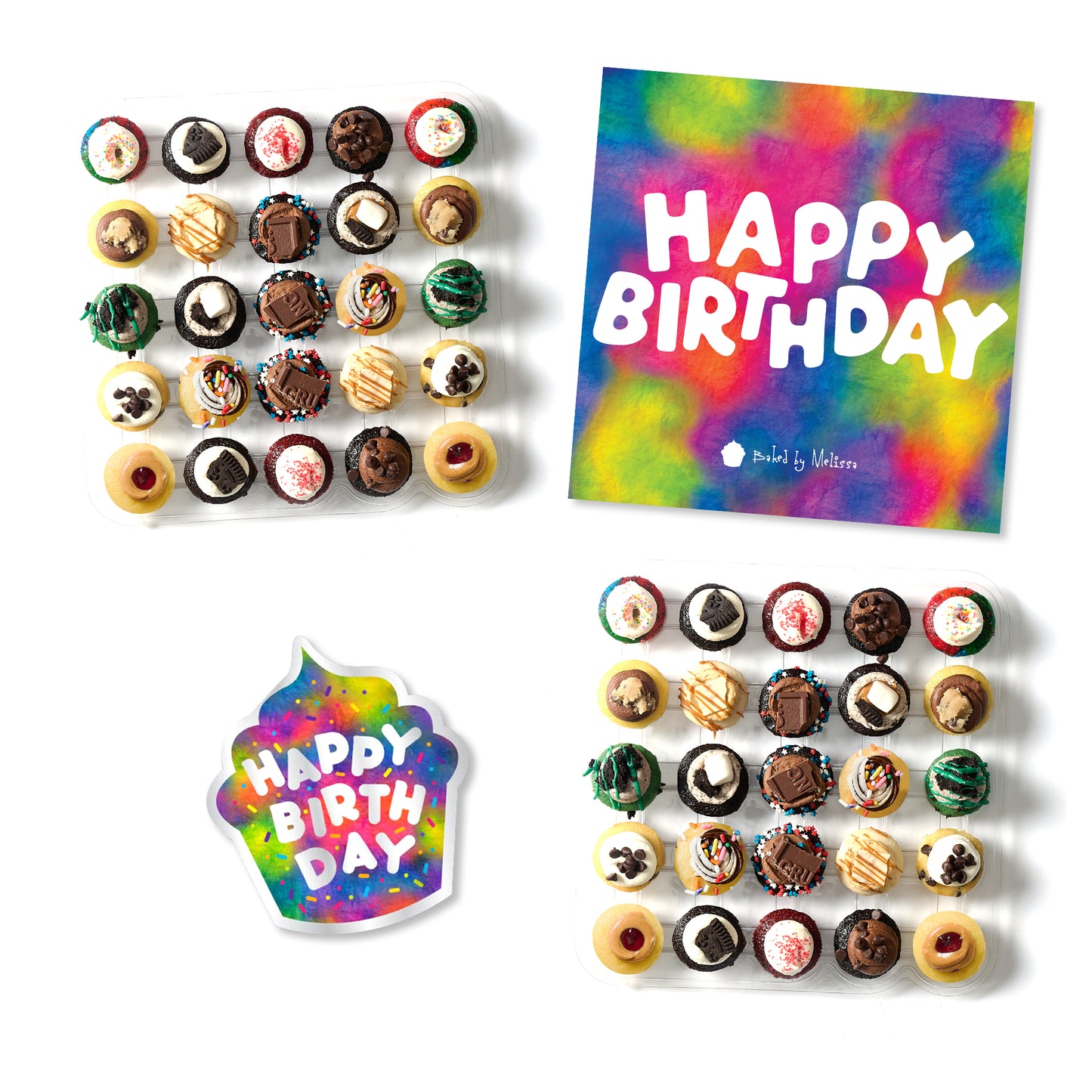Groovy Birthday Essentials Gift Box 50-Pack & Birthday Card