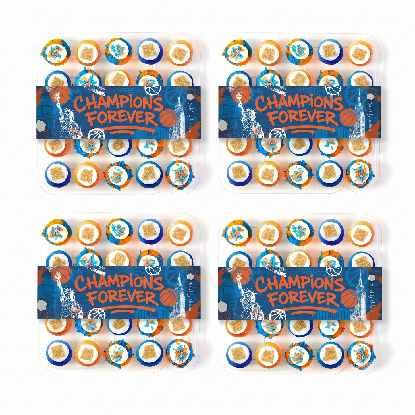 New York Champions Cupcakes 100-Pack
