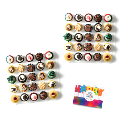 Happy Birthday Cupcakes & Candles 50-Pack