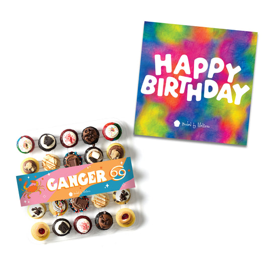 Birthday Gift Box 25-Pack w/ Zodiac Cupcakes