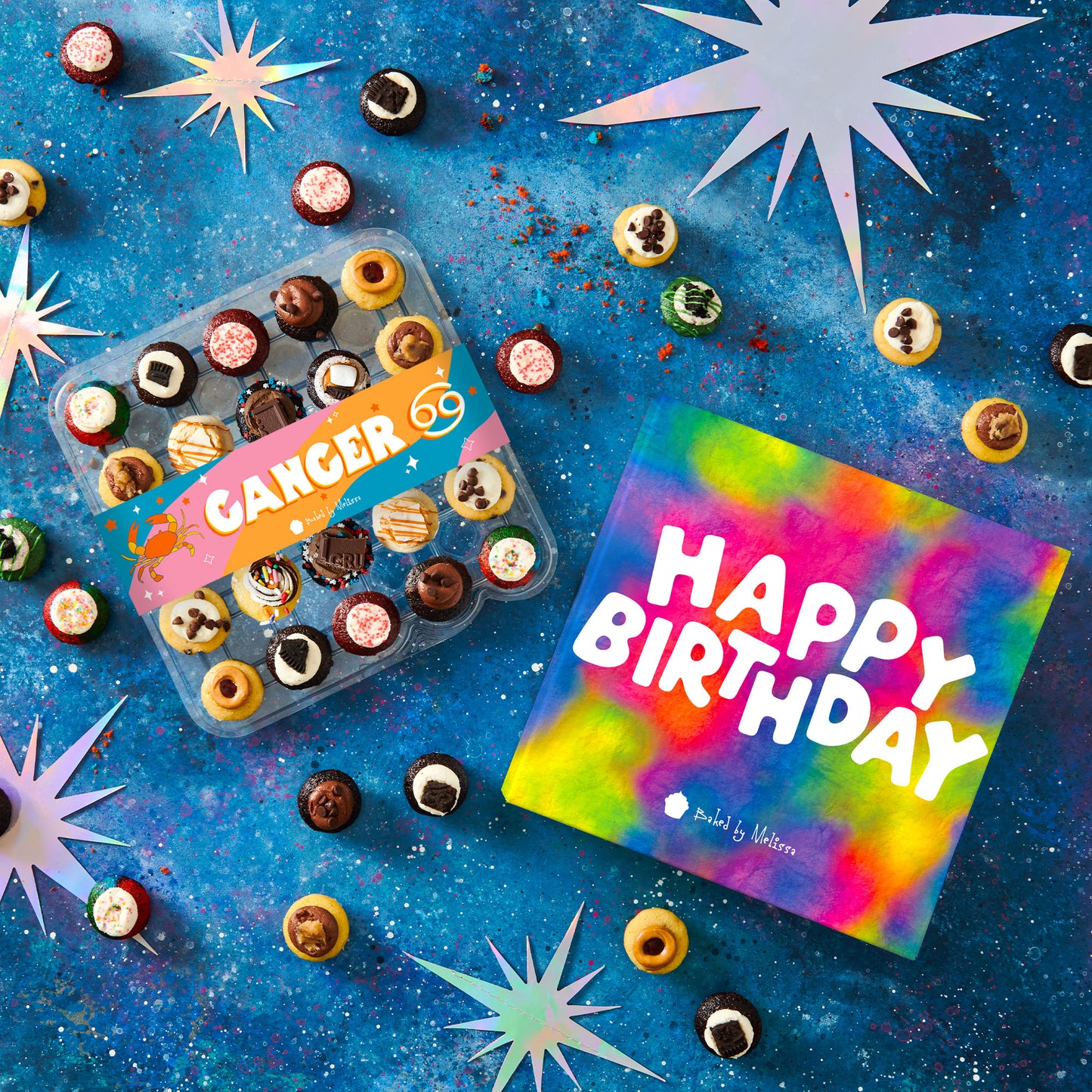 Birthday Gift Box 25-Pack w/ Zodiac Cupcakes