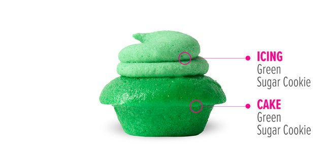 Green Sugar Cookie Cupcake