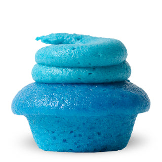 Blue Sugar Cookie Cupcake