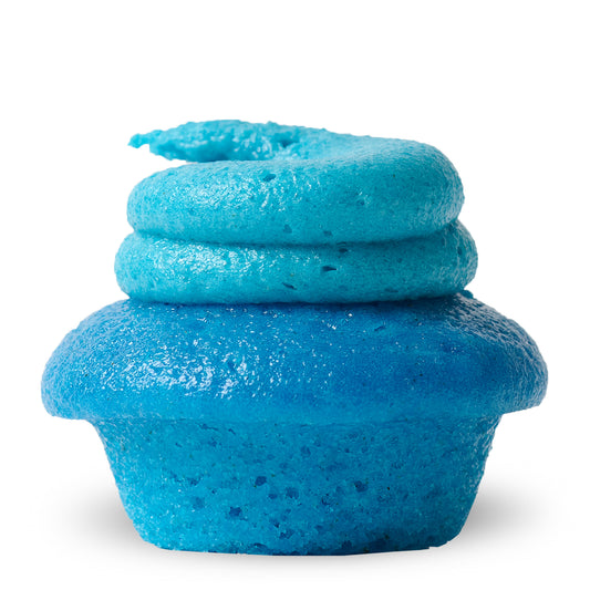 Blue Sugar Cookie Cupcake