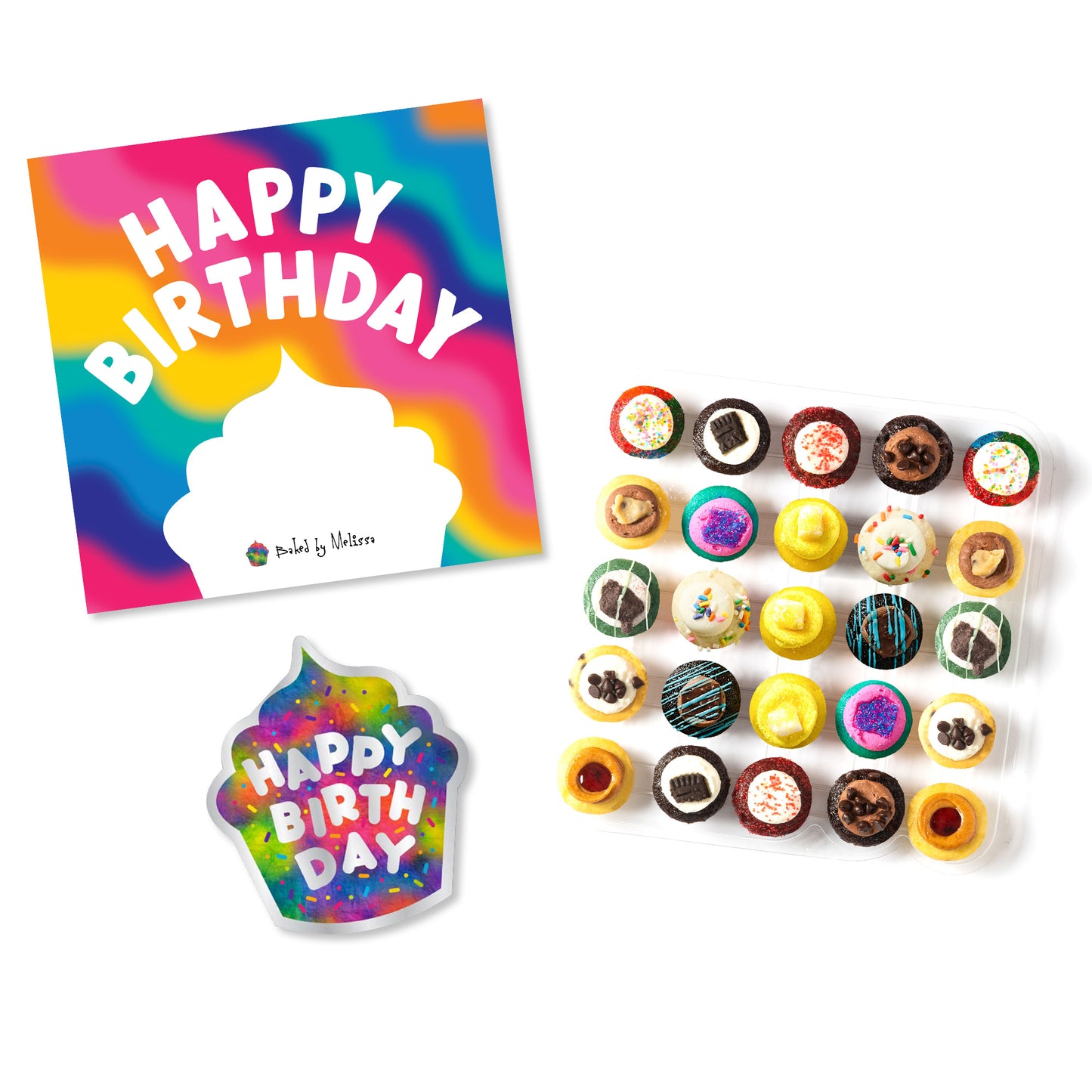 Birthday Essentials Gift Box 25-Pack & Birthday Card