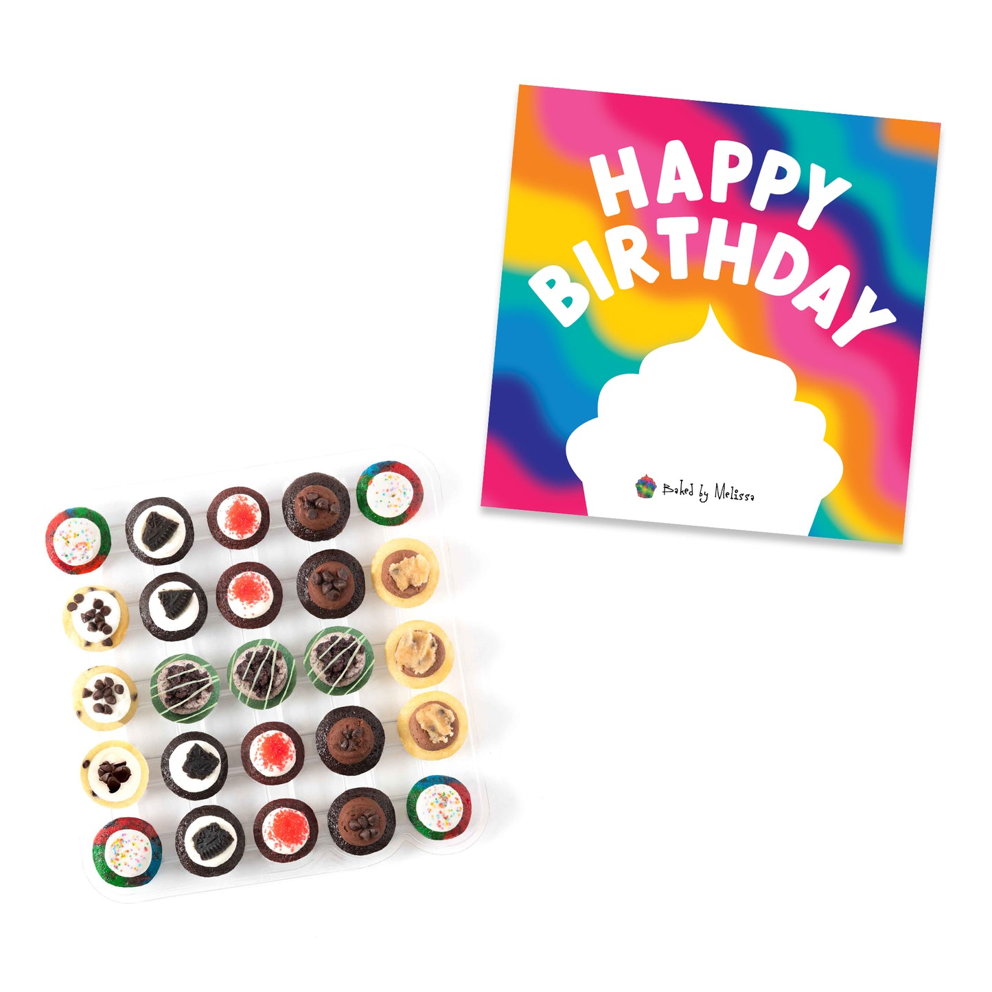 Birthday Gift Box 25-Pack w/ No-Nut Original Greats Cupcakes