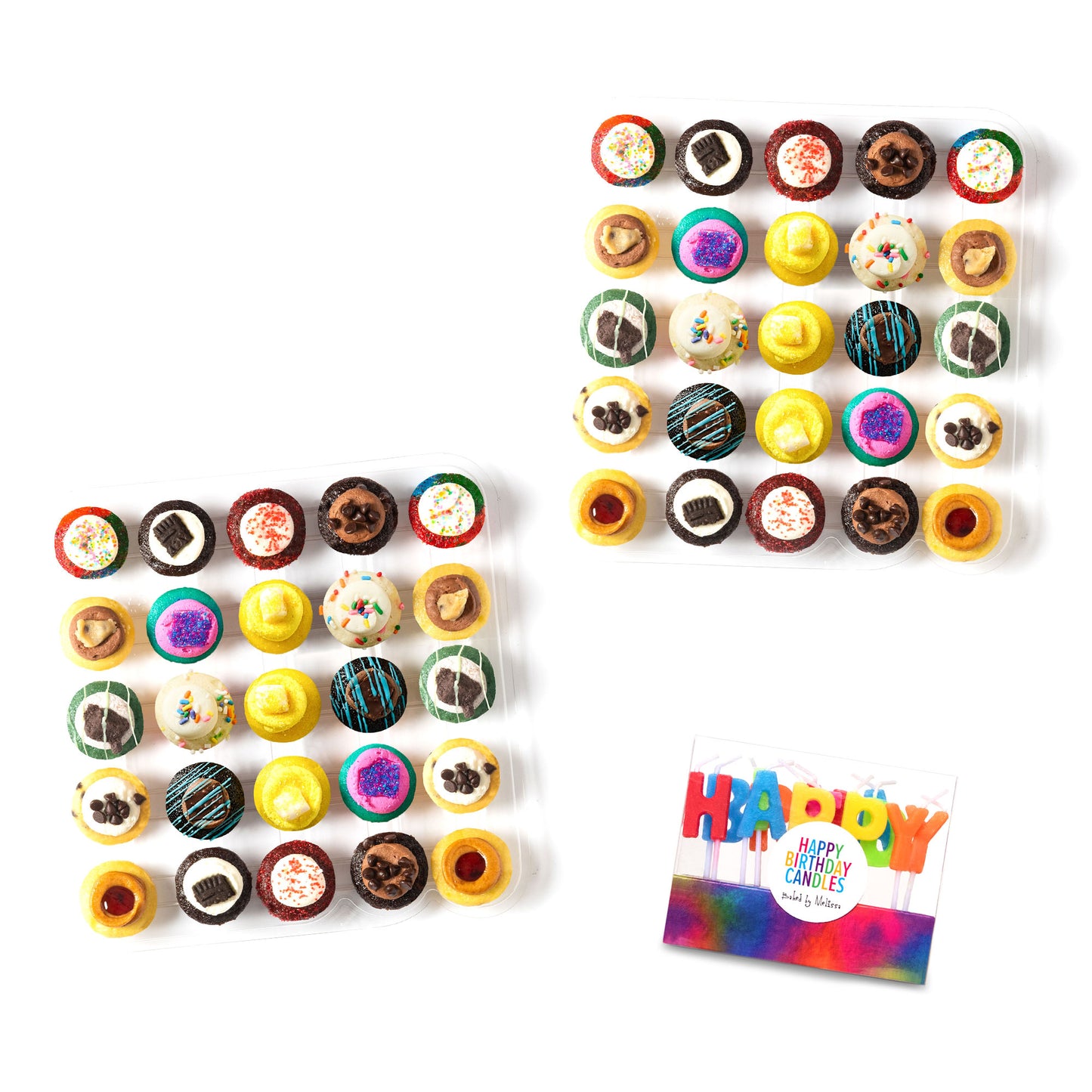 Happy Birthday Cupcakes & Candles 50-Pack