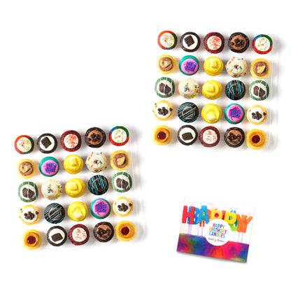 Happy Birthday Cupcakes & Candles 50-Pack
