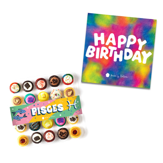 Birthday Gift Box 25-Pack w/ Zodiac Cupcakes