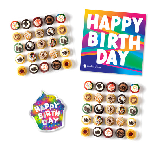 Groovy Birthday Essentials Gift Box 50-Pack & Birthday Card
