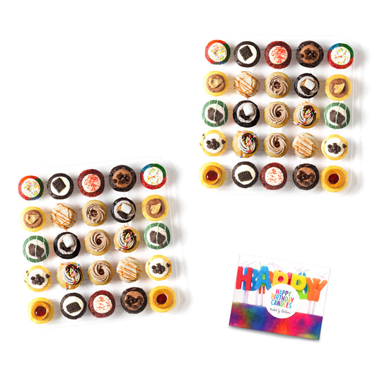 Happy Birthday Cupcakes & Candles 50-Pack