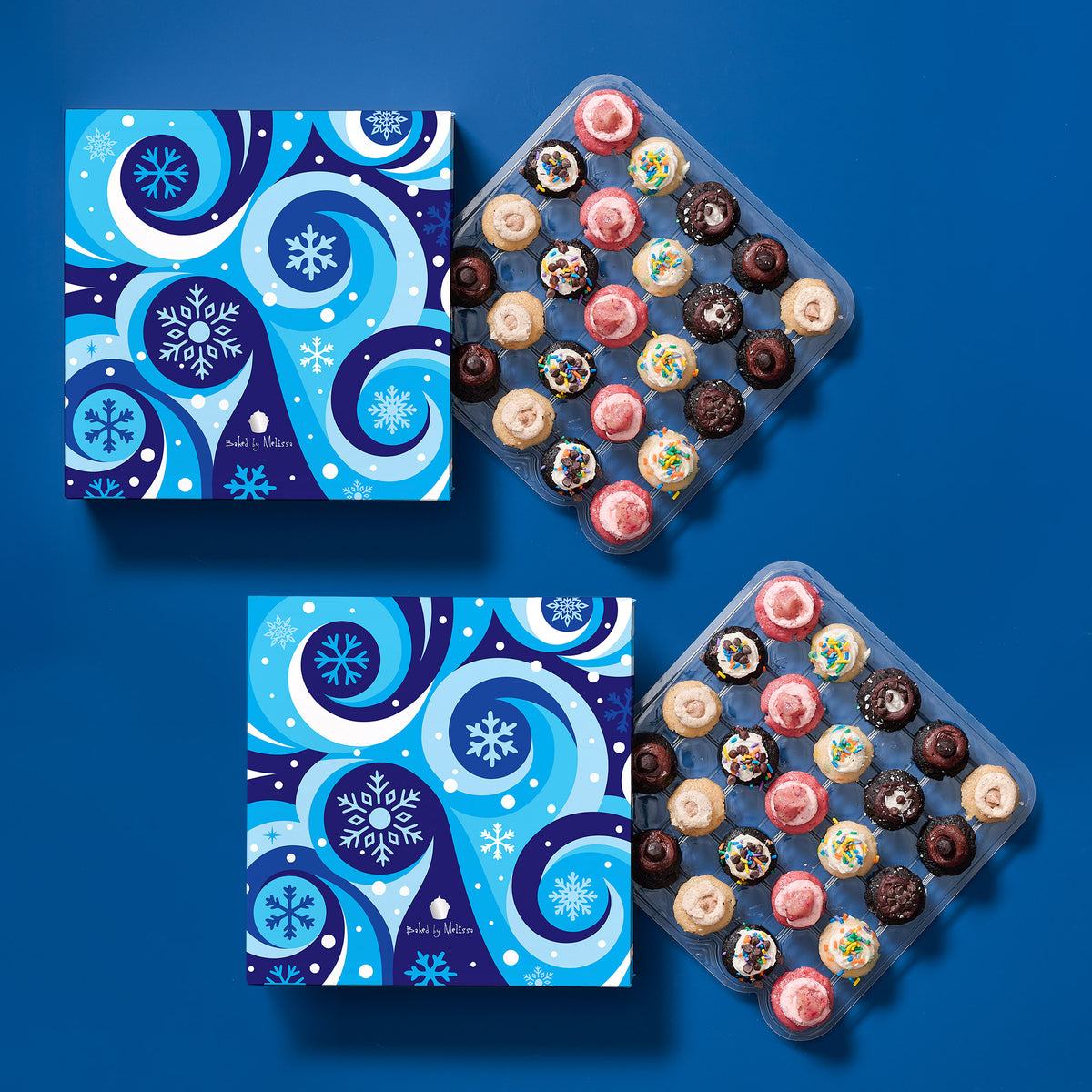 Holiday Gift Box 25-Pack w/ Vegan Cupcakes (Bundle of 2)