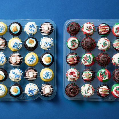 Chrismukkah Cupcakes 50-Pack