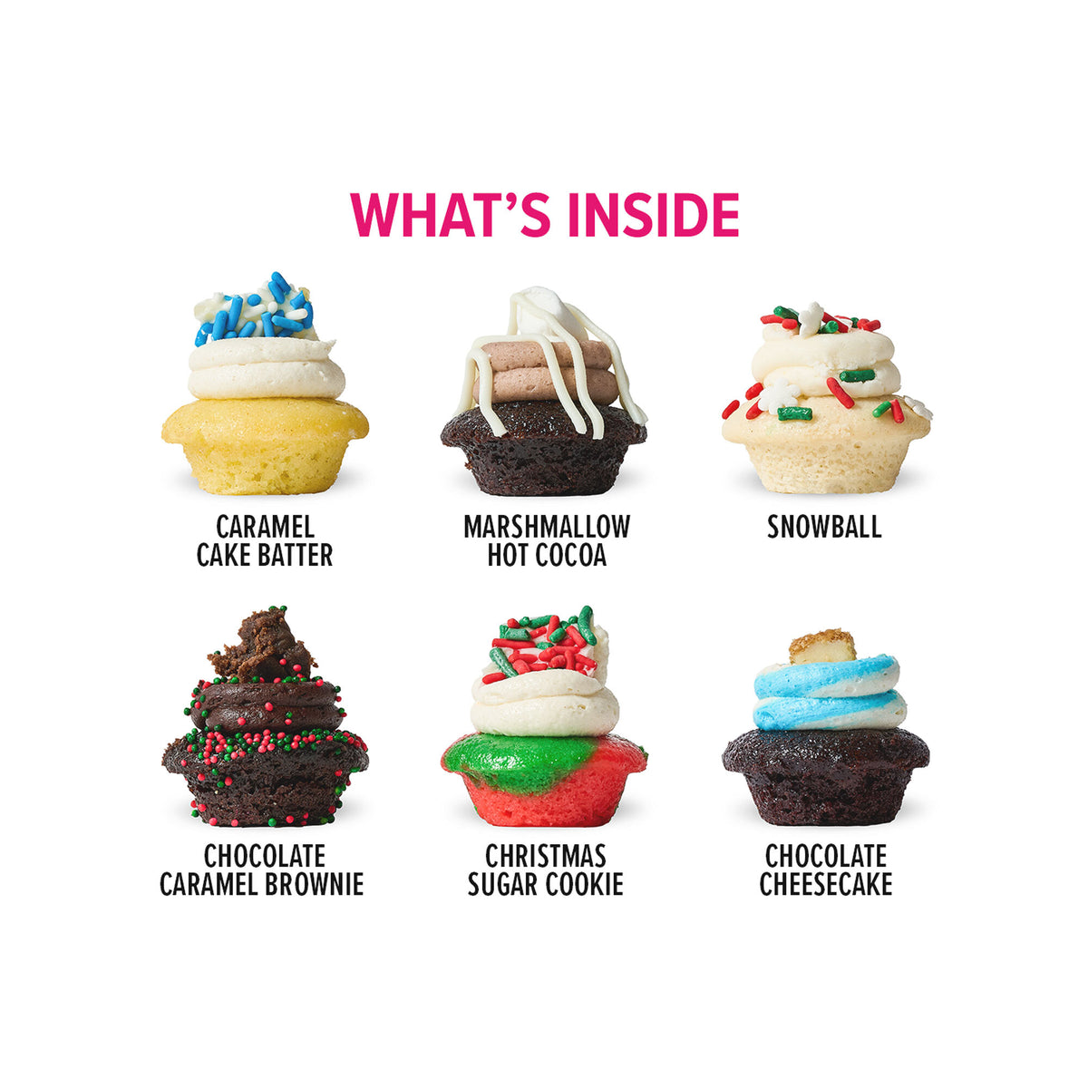 Let it Snow Cupcakes 6-Pack (Bundle of 4)
