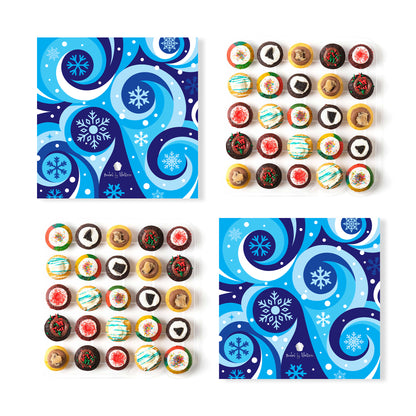 Holiday Gift Box 25-Pack w/ Gluten-Free Cupcakes (Bundle of 2)