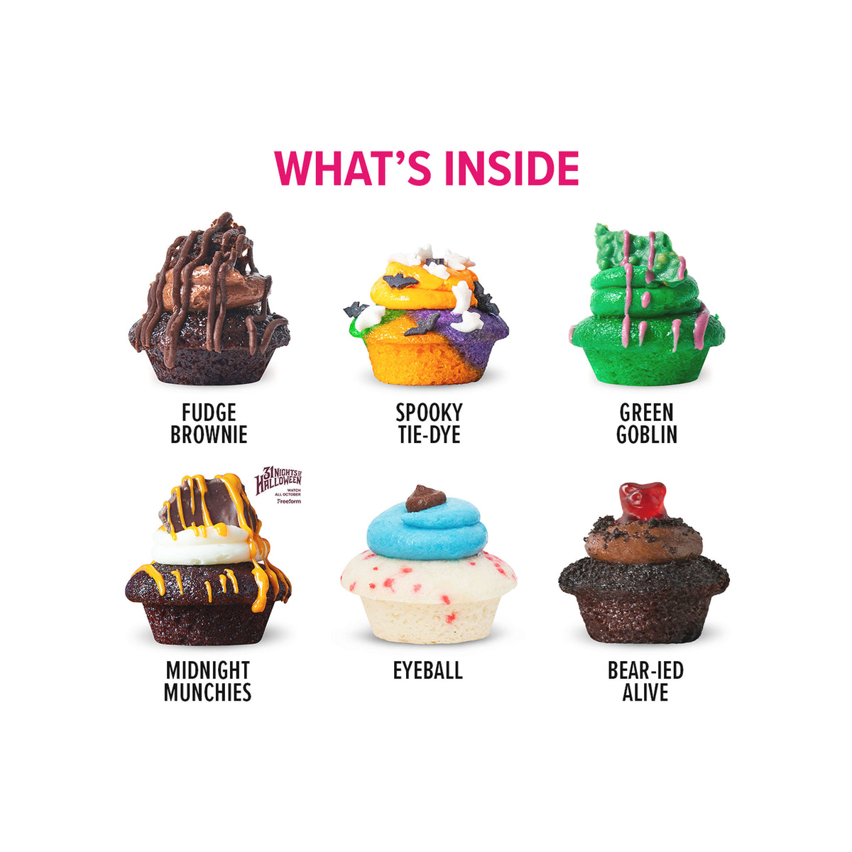 Halloween Gift Box w/ Monster Mash Cupcakes 25-Pack