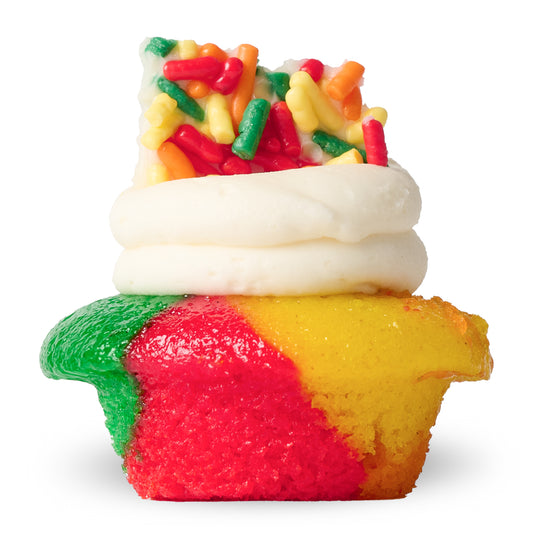Cardamom Tie Dye Cupcake