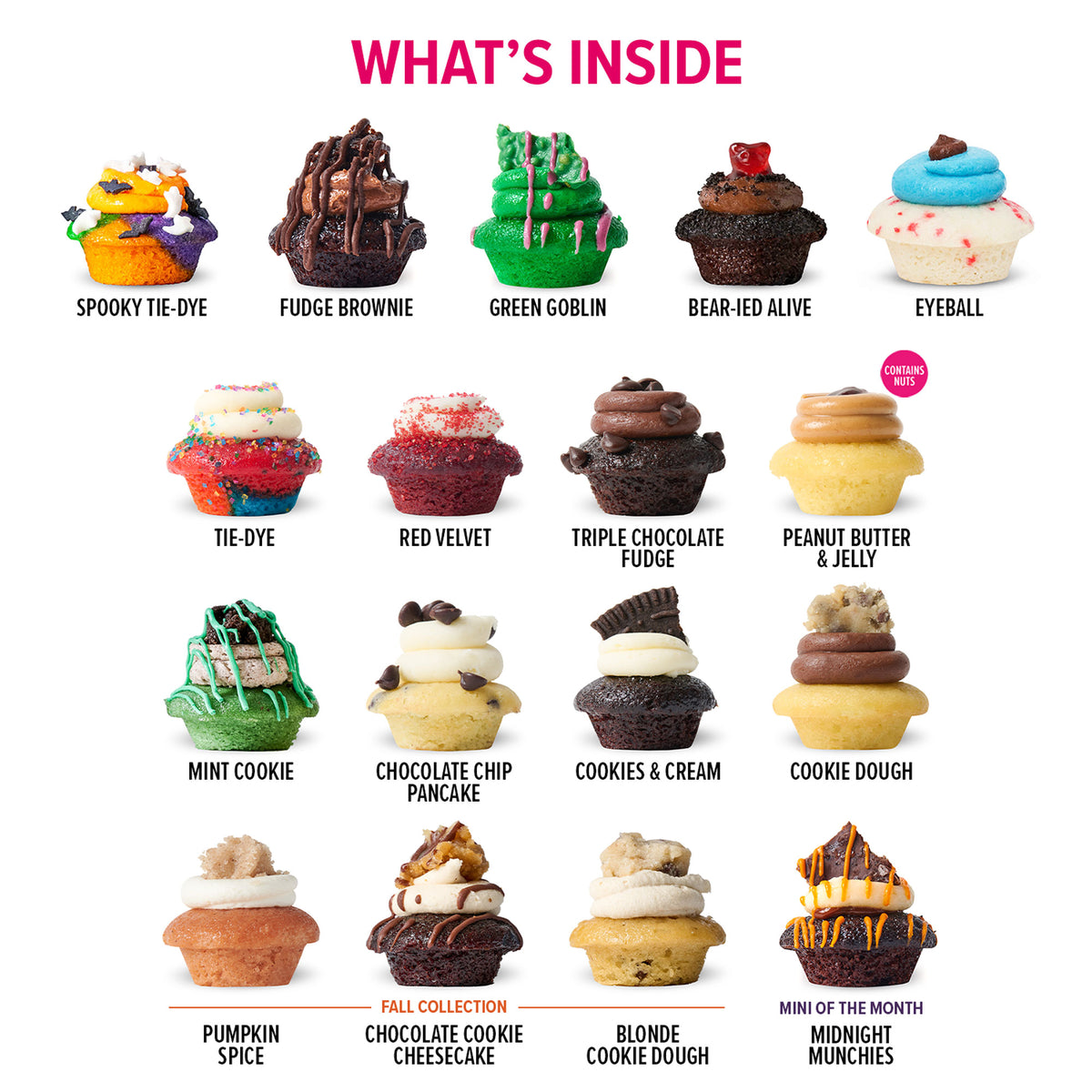 All the Flavors Cupcakes 100-Pack