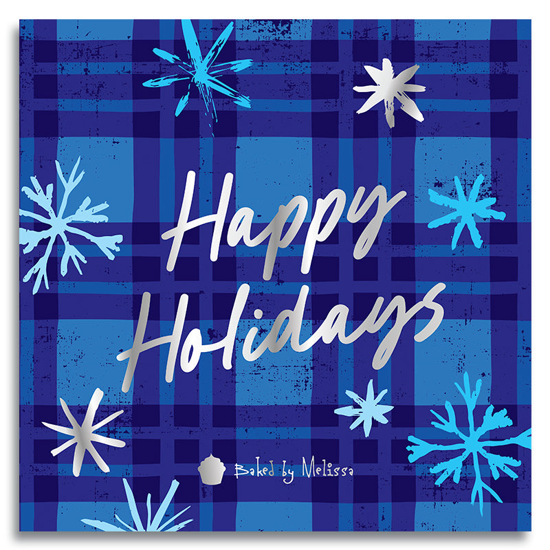 Blue Holiday Gift Box 50-Pack