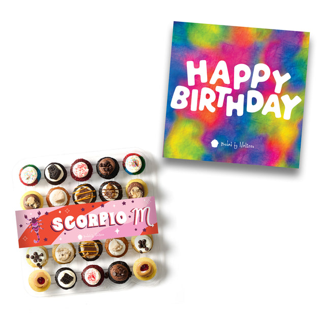 Birthday Gift Box w/ Zodiac Cupcakes